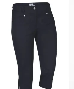 PURE GOLF WOMENS TRUST 70CM CAPRI SHORTS - NAVY