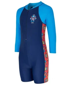 ZOGGS BOYS LONGSLEEVE ALL IN ONE SWIMSUIT BOTS