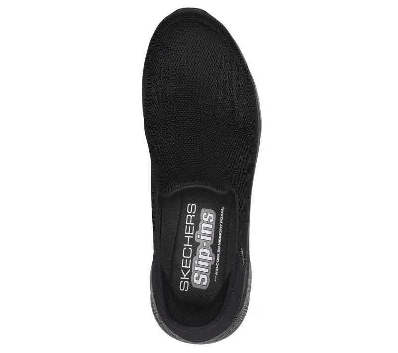 SKECHERS WOMENS GO WALK FLEX SLIP IN BLACK - Image 2