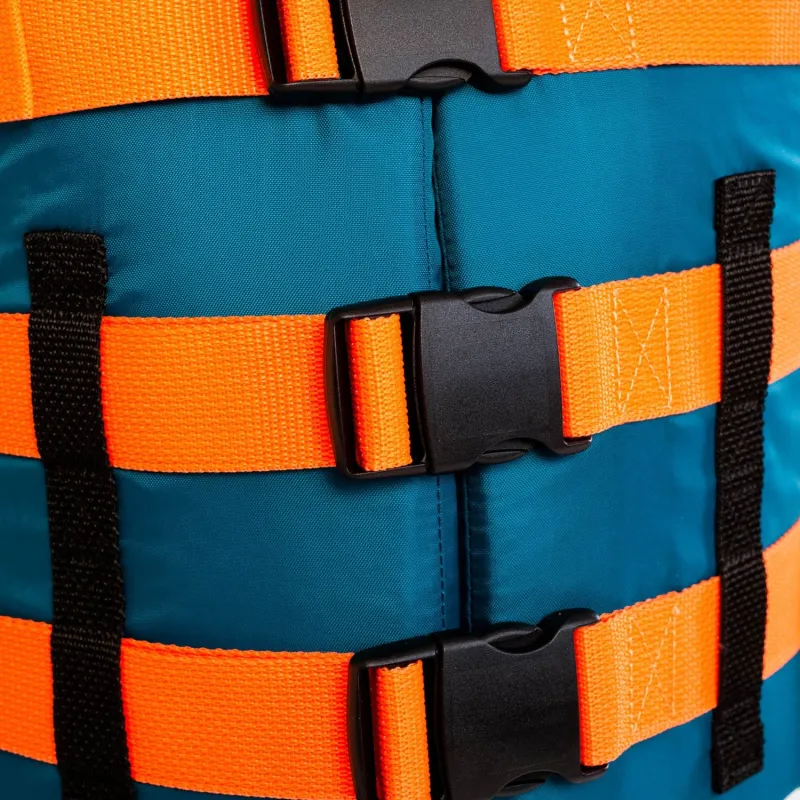 JOBE YOUTH NYLON LIFE VEST TEAL/ORANGE - Image 2