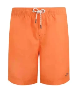 WEIRDFISH MENS BANNING ECO SWIM SHORT MANGO
