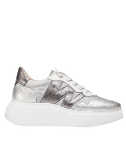 Wonders Womens Trainer A-3622 Plata/Plomo