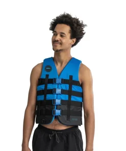 JOBE MENS 4 BUCKLE VEST BLUE