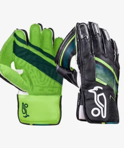 KOOKABURRA  LC 3.0 WICKET KEEPING  CRICKET GLOVE BLACK/GREEN ADULT