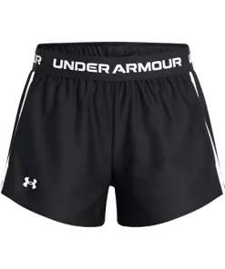 Under Armour Girls Shorts Tech Play Up Black/White
