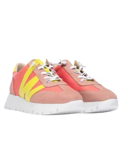 Wonders Womens Trainer A-2476 Rosa/Coral/Cyber