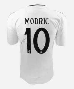 Luka Modric Signed Real Madrid Shirt 2024-25 Home [10]