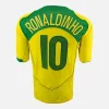 2004-06 Brazil Home Shirt Ronaldinho 10 Total 90 [Perfect]