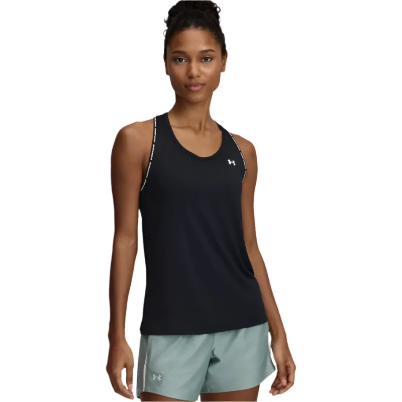 Under Armour Womens Tank Top Tech Knockout Black/White