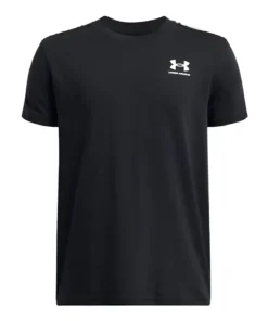 Under Armour Boys T-Shirt SS Icon Taped Black/White