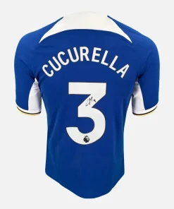 Marc Cucurella Signed Chelsea Shirt 2023-24 Home [3]