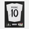 Framed Luka Modric Signed Real Madrid Shirt 2024-25 Home [Classic]