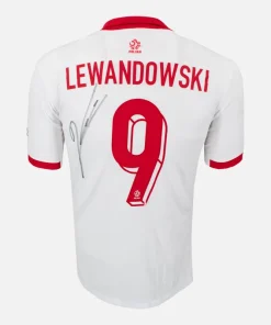 Robert Lewandowski Signed Poland Shirt Home 2024-25 [9]