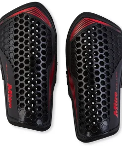 MITRE AIRCELL CARBON SLIP SHIN PAD BLACK/RED