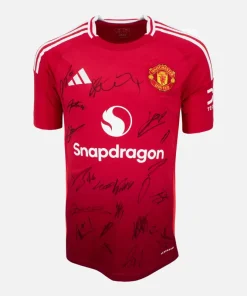 Squad Signed Manchester United Home Shirt [19 Autographs]