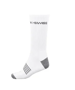 K-SWISS AC ALLCOURT SPORTS SOCKS WHITE/BLACK 3PACK