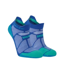 Ronhill Unisex Socks Marathon Fresh Anklet Mini Sapphire/Teal