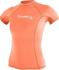 ONEILL WOMENS SUN SHIRT - LIGHT GRAPEFRUIT - MEDIUM