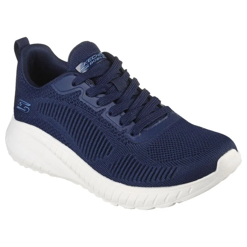 Skechers Womens Trainer Bobs Squad Chaos Face Off Navy
