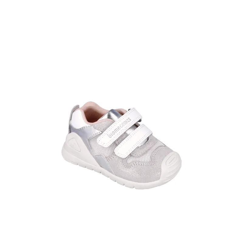 Biomecanics Girls Shoe 252120-C Blanco Y Plata