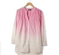 SALTROCK WOMENS  KARTHI TIE DYE LONG SLEEVE  SHIRT PINK