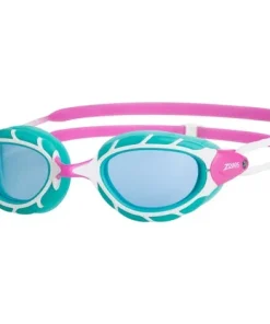 ZOGGS PREDATOR JUNIOR GOGGLES PINK/TURQUOISE/WHITE