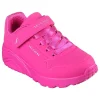 Skechers Girls Trainer Uno Lite Hot Pink