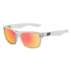 DIRTY DOG VENDETTA CRYSTAL GREY RED FUSION MIRROR POLARISED SUNGLASSES