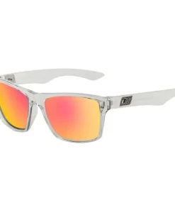 DIRTY DOG VENDETTA CRYSTAL GREY RED FUSION MIRROR POLARISED SUNGLASSES