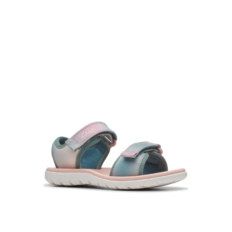 Clarks Girls Sandal Surfing Tide K. Pastel