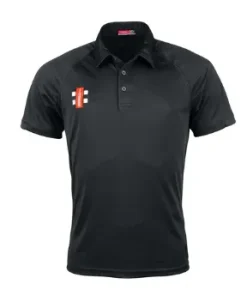 OXTON CC JUNIOR MATRIX V2 POLO - BLACK