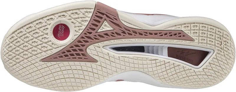 Mizuno Wave Stealth Neo Womens Netball Shoes - White - Image 2