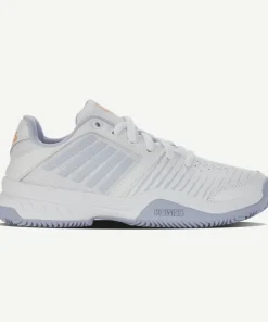 K-SWISS WOMENS TFW COURT EXPRESS WHITE/HEATHER/PEACHFUZZ