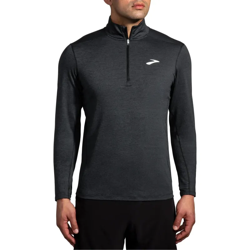Brooks Mens Top Dash ½ Zip 2.0 Black
