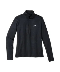Brooks Womens Top ½ Zip Dash 2.0 HTR Black