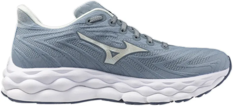 Mizuno Wave Sky 8 Womens Running Shoes - Grey - Image 3