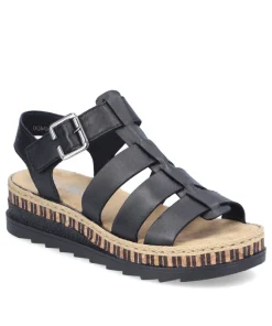 Rieker Womens Sandal V7904-00 Black
