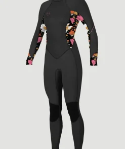 ONEILL WOMENS BAHIA 3/2MM FULLSUIT WETSUIT - BLACK/BLUEMCHEN