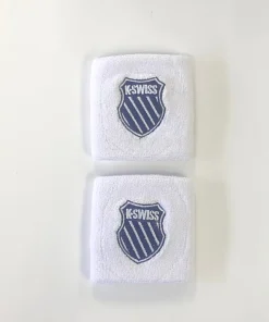 KSWISS AC WRISTBAND 2 PACK - WHITE/BLUE 2024