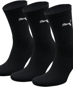 PUMA REGULAR CREW SOCKS BLACK 9-11