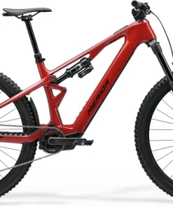 Merida eOne-Sixty SL 6000 Carbon Electric Full Suspension Mountain Bike 2025 - Glossy Heritage Red