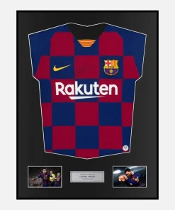 Framed Lionel Messi Signed Barcelona Shirt [Classic]