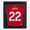 Framed Ryan Yates Signed Shirt, Nottingham Forest Home [Lite]