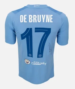 Kevin De Bruyne Signed Manchester City Shirt Home [17]