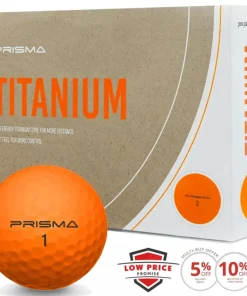 MASTERS TITAN GOLF BALLS ORANGE 12 PACK