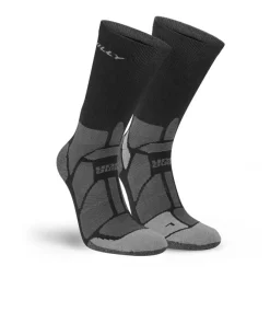 Ronhill Unisex Socks Marathon Fresh Crew Mini Black/Grey
