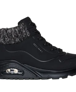 SKECHERS GIRLS UNO GENERATION 1 DARLING DAZE BLACK