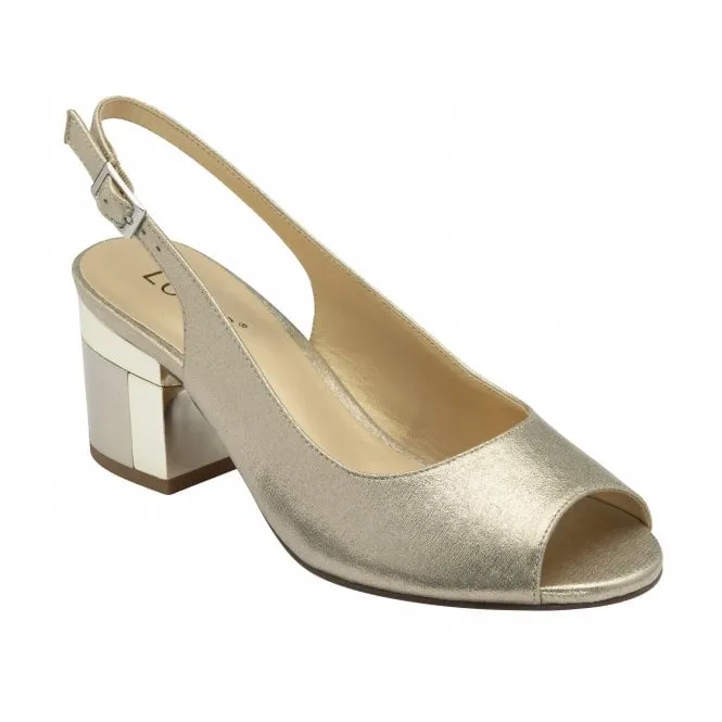 Lotus Womens Shoe Evelyn Gold