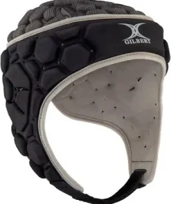 GILBERT XP 250 RUGBY HEAD GUARD BLACK/SILVER