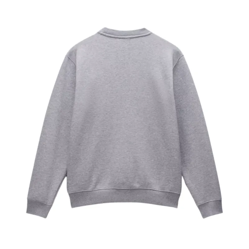 Napapijri Mens Sweatshirt Box Logo Medium Grey Marl - Image 2